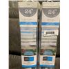 Image 2 : Lot of 2 Hauz Decor 24" X84" Cordless Window Blinds  -  White