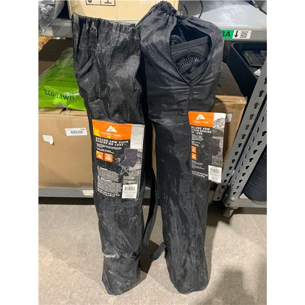 Ozark Trail Deluxe Folding Arm Chair - Lot of 2