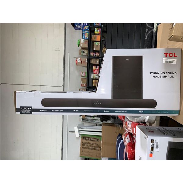 TCL Alto 6+, 2.1 Channel Sound Bar w/ Dolby Audio & Wireless Subwoofer