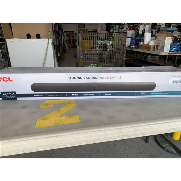 TCL Alto 6 2.0 Channel Sound Bar w/ Dolby Audio