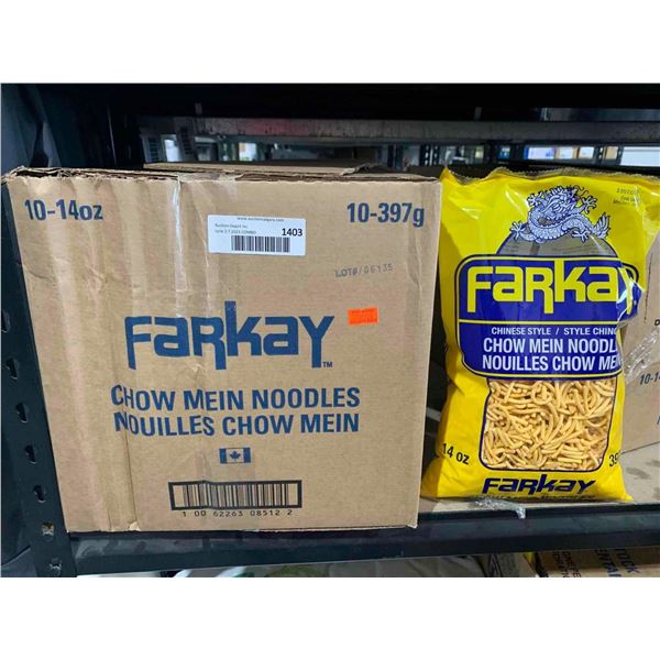 Farkay Chow Mein Noodles 10x14oz