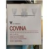 Image 2 : Canarm Covina Bathroom Vanity Light - 3 Lights - Glass - Chrome