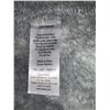 Image 3 : Queen Size Plush Bed Blanket - Gray