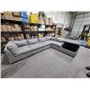 Image 4 : Modular Grey Sectional Sofa Suite as pictured
