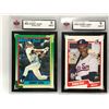 Image 1 : LOT OF SAMMY SOSA ROOKIE CARDS KSA GRADED 9 AND 9