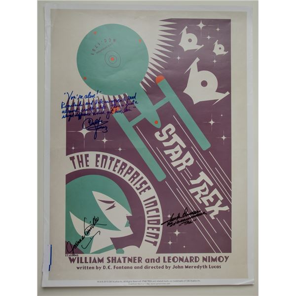 Star Trek: Inscribed Original Series Poster “The Enterprise Incident”