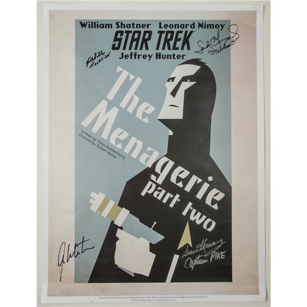 Star Trek: Inscribed Original Series Poster “The Menagerie Part Two”