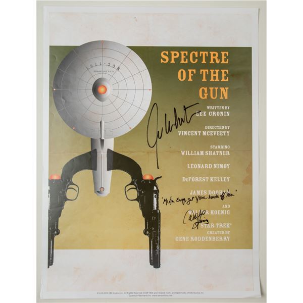 Star Trek: Inscribed Original Series Poster “The Spectre Of The Gun”