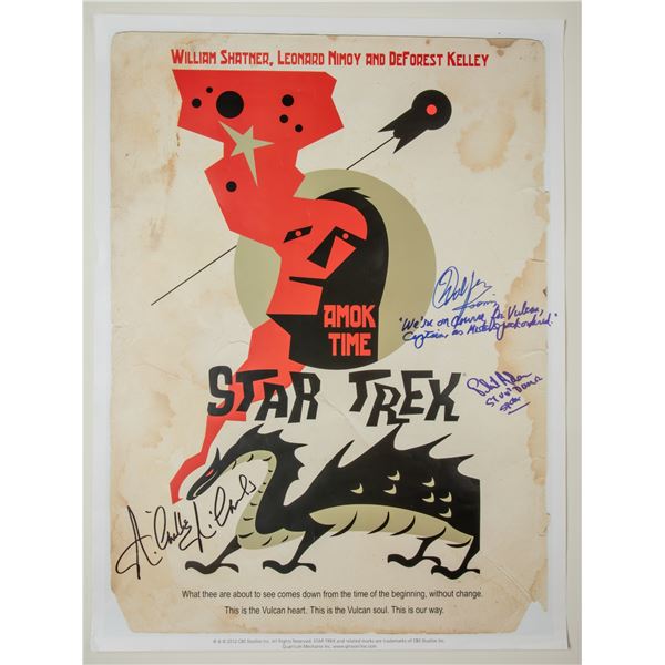 Star Trek: Inscribed Original Series Poster “Amok Time”