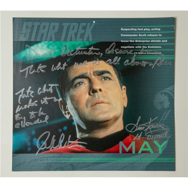 Star Trek episode “A Taste Of Armageddon” Calendar Page