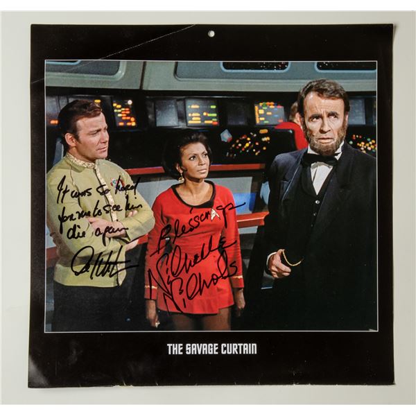 Star Trek episode “The Savage Curtain” Calendar Page