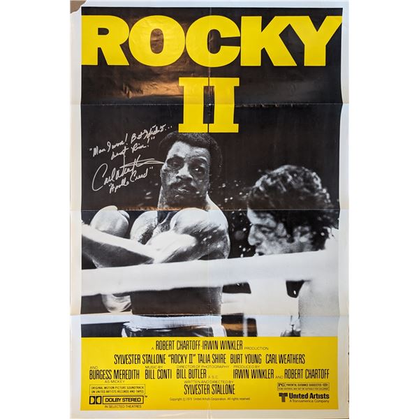 Signed “Rocky II” Original Film Poster