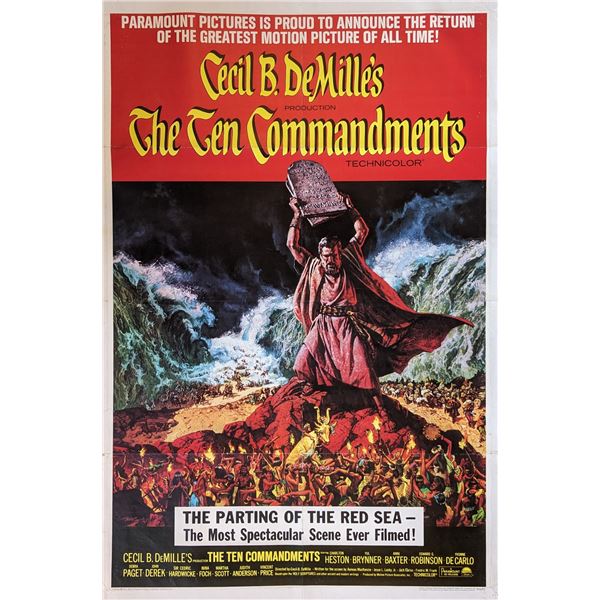 “The Ten Commandments” Original Film Poster