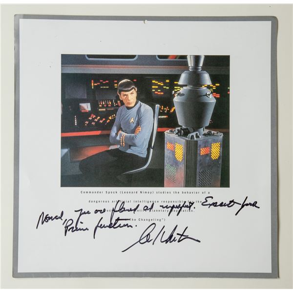 Star Trek episode  “The Changeling” Calendar Page