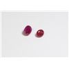 Image 2 : #21 LOT OF 2 ANTIQUE RUBY STONES PURPLE COLORATION