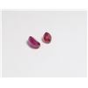 Image 3 : #21 LOT OF 2 ANTIQUE RUBY STONES PURPLE COLORATION