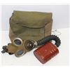 Image 1 : #126 WW2 CANADIAN GAS MASK 1942 W/ BAG