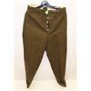 Image 1 : #147 BRITISH MILITARY MARKED PANTS GREEN GOOD