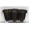 Image 1 : #175 GERMAN K98 MAUSER LEATHER AMMO POUCH