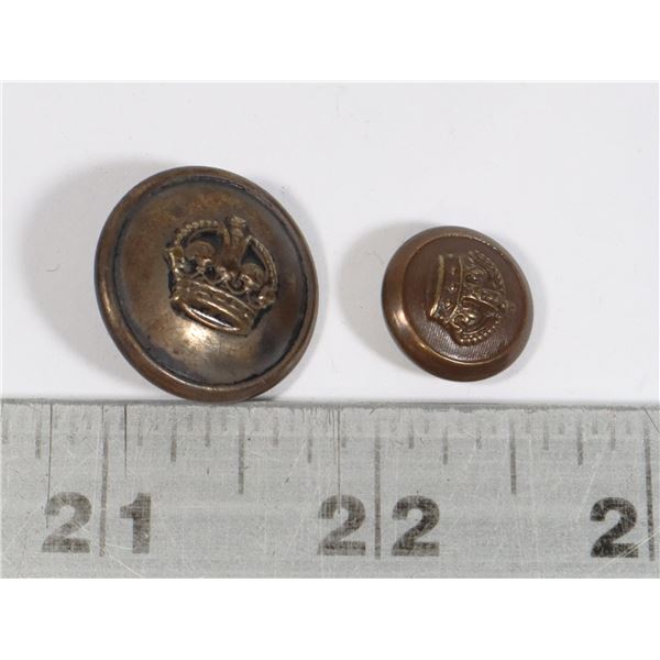 #246 LOT OF 2 KINGS CROWN MILITARY POLICE EARLY