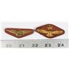 Image 1 : #247 LOT OF 2 RCAF ROYAL CANADIAN AIR FORCE WEDGE