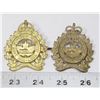 Image 1 : #280 LOT OF 2 CAP BADGES LAKE SUPERIOR SCOTTISH
