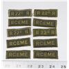 Image 1 : #306 LOT OF 10 SHOULDER TITLE INSIGNIA CANADIAN