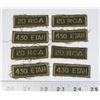 Image 1 : #307 LOT OF 8 SHOULDER TITLE INSIGNIA CANADIAN