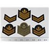 Image 1 : #309 LOT OF 6 CANADIAN MILITARY CLOTH INSIGNIA