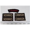 Image 1 : #312 LOT OF 3 WW2 CANADIAN SHOULDER TITLES FOR