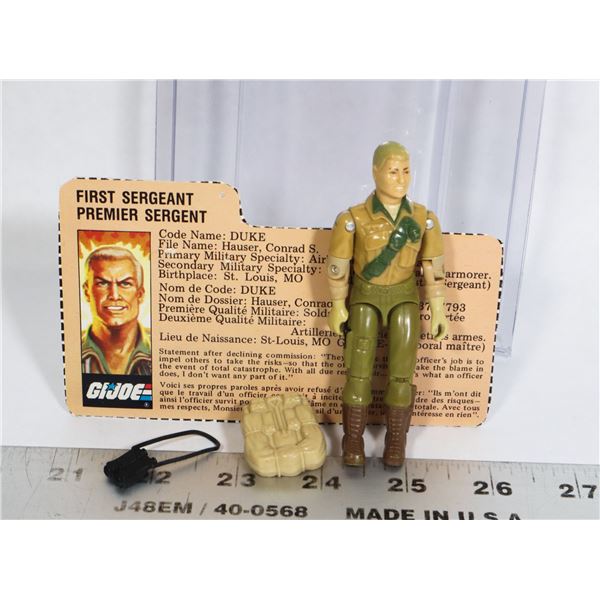 #366 VINTAGE GI JOE ARAH DUKE 1983 W/ ACCESSORIES