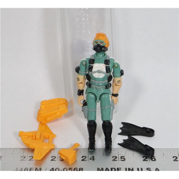 #398 VINTAGE GI JOE ARAH WET SUIT 1986 NEAR