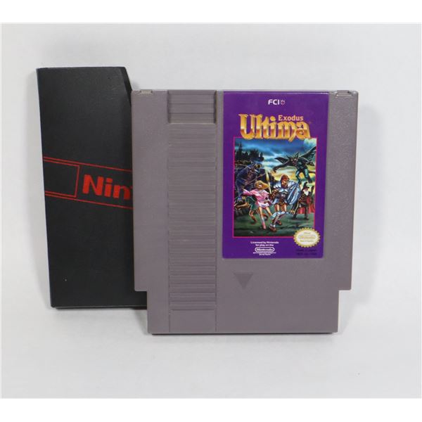 #569 NINTENDO NES GAME EXODUS ULTIMA CARTRIDGE