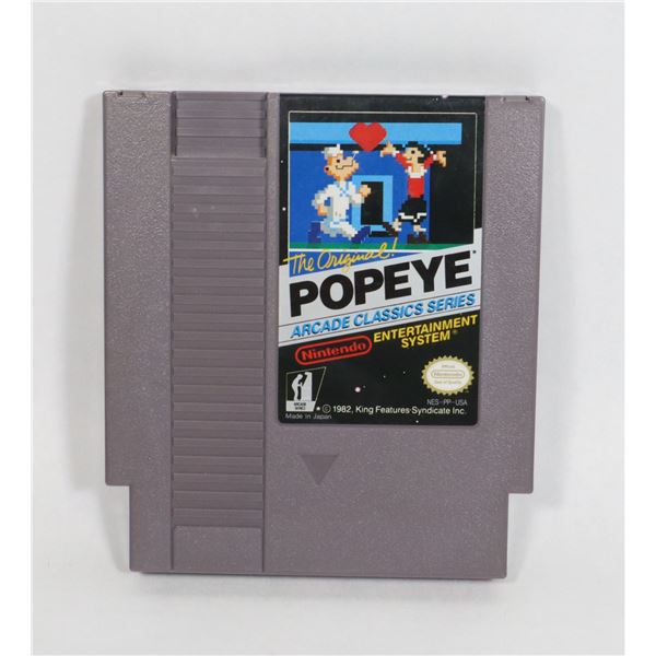 #572 NINTENDO NES GAME THE ORIGINAL POPEYE