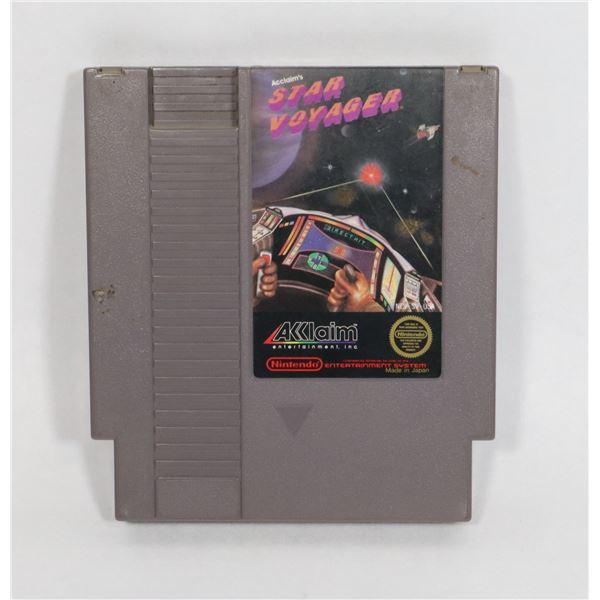 #575 NINTENDO NES GAME STAR VOYAGER CARTRIDGE