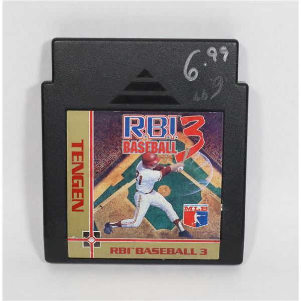 #576 NINTENDO NES GAME TENGEN R.B.I. BASEBALL