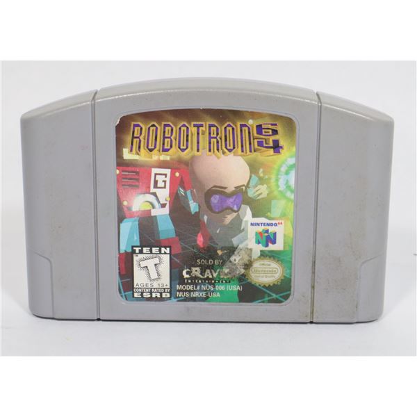 #592 ROBOT RON 64 N64 NINTENDO 64 GAME CARTRIDGE