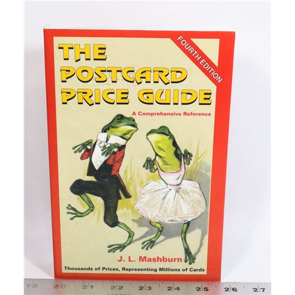 #728 THE POSTCARD PRICE GUIDE BOOK SOFTCOVER