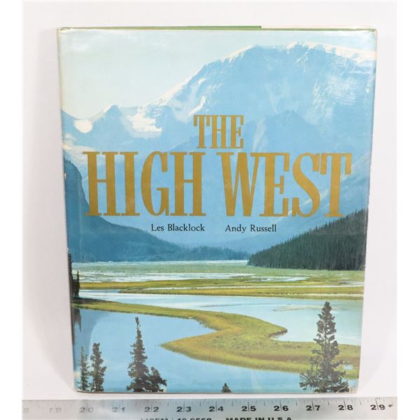 #739 BOOK THE HIGH WEST ANDY RUSSELL 1974