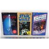 Image 1 : #793 STAR WARS SET OF 3 MOVIE BOOKS A NEW HOPE