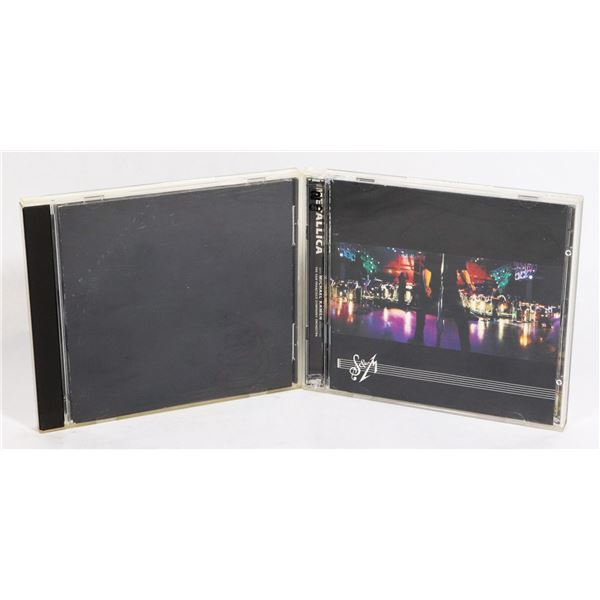 #850 LOT OF 2 METAL CD'S METALLICA S&M