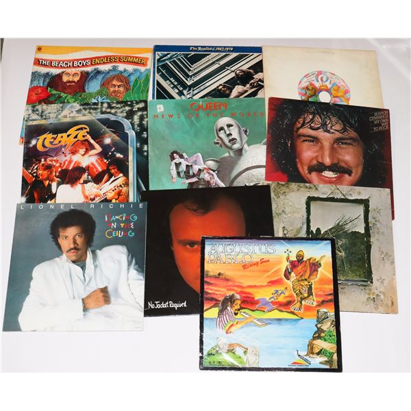 #853 LOT OF 10 VINYL RECORD COVER ONLY INCLUDING