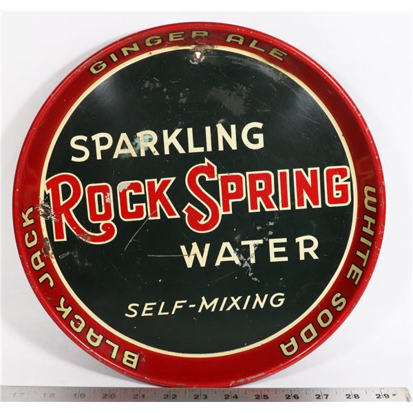 #856 ANTIQUE SODA TRAY SPRAKING ROCK SPRING