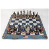 Image 2 : #888 CIVIL WAR CHESS SET COMPLETE W/ PIECES +