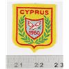 Image 1 : #900 1960 CYPRUS GREEK PATCH VINTAGE CLOTHING