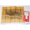 Image 1 : #924 OLD MAP OF LONDON 1593 ENGLAND IN