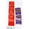 Image 1 : #933 LOT OF 2 1968 1969 RIBBONS MILES FOR MILLIONS