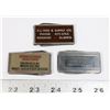 Image 1 : #950 LOT OF 3 ADVERTISING KNIVES VINTAGE MEDICINE
