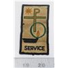 Image 1 : #975 OIL & GAS SERVICE UNIFORM PATCH VINTAGE