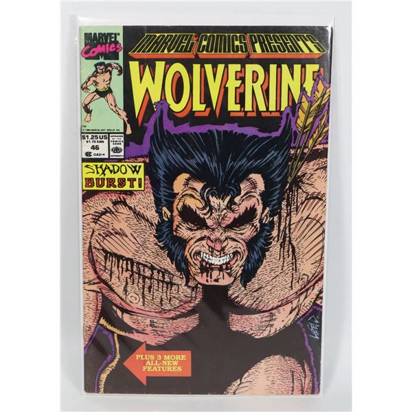 #1149 MARVEL COMICS WOLVERINE #46 1990